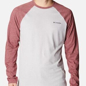 Columbia Men's Thistletown Hills Raglan Shirt Long Sleeve NWT